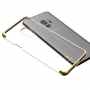 Carcasă transparentă Baseus Glitter, cu ramă, pentru Samsung Galaxy S9 - auriu