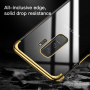 Carcasă transparentă Baseus Glitter, cu ramă, pentru Samsung Galaxy S9 Plus - auriu
