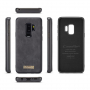 Carcasă tip portofel Caseme, pentru Samsung Galaxy S9 Plus - negru
