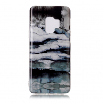 Carcasă din plastic marmură, pentru Samsung Galaxy S9 - gri