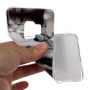 Carcasă din plastic marmură, pentru Samsung Galaxy S9 - gri