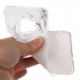 Carcasă din plastic marmură, pentru Samsung Galaxy S9 - alb