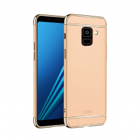 Carcasă Mofi din plastic pentru Samsung Galaxy A8 Plus (2018) - auriu