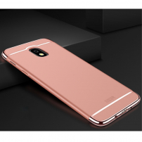 Carcasă Mofi Guard, din plastic, pentru Samsung Galaxy J7 (2017) - roz-auriu
