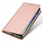 Husă flip Dux Ducis Skin Pro, pentru Samsung Galaxy A6 (2018) - roz-auriu