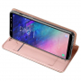 Husă flip Dux Ducis Skin Pro, pentru Samsung Galaxy A6 (2018) - roz-auriu