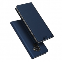 Husă flip Dux Ducis Skin Pro, pentru Samsung Galaxy A6 (2018) - albastru închis
