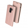 Husă flip Dux Ducis Skin Pro, pentru Samsung Galaxy A6 Plus (2018) - roz-auriu