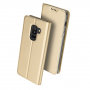 Husă flip Dux Ducis Skin Pro, pentru Samsung Galaxy A6 Plus (2018) - auriu