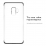 Carcasă Baseus Armor, din plastic transparent pentru Samsung Galaxy S9 - negru