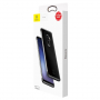 Carcasă Baseus Armor, din plastic transparent pentru Samsung Galaxy S9 - negru