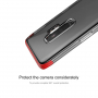 Carcasă Baseus Armor, din plastic transparent pentru Samsung Galaxy S9 - roșu
