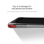 Carcasă Baseus Armor, din plastic transparent pentru Samsung Galaxy S9 - roșu