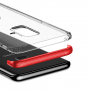 Carcasă Baseus Armor, din plastic transparent pentru Samsung Galaxy S9 - roșu