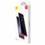 Carcasă Baseus Armor, din plastic transparent pentru Samsung Galaxy S9 - roșu