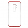 Carcasă Baseus Armor, din plastic transparent pentru Samsung Galaxy S9 Plus - roșu