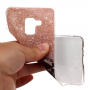 Carcasă din plastic marmură, pentru Samsung Galaxy A8 Plus (2018) - maro-negru