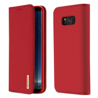 Husă flip Dux Ducis Wish, pentru Samsung Galaxy S8 Plus - roșu