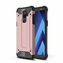 Carcasă super rezistentă Armor, pentru Samsung Galaxy A6 Plus (2018) - roz-auriu