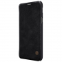 Husă flip Nillkin Qin, din piele, pentru Samsung Galaxy A6 (2018) - negru