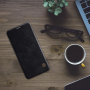 Husă flip Nillkin Qin, din piele, pentru Samsung Galaxy A6 (2018) - negru