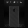 Carcasă din plastic cu textură carbon, pentru Samsung Galaxy A6 Plus (2018) - negru