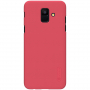 Carcasă Nillkin Super Frosted pentru Samsung Galaxy A6 (2018) - roșu