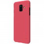 Carcasă Nillkin Super Frosted pentru Samsung Galaxy A6 (2018) - roșu