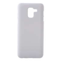 Carcasă cauciucată pentru Samsung Galaxy J6 (2018) - alb