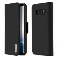 Husă flip Dux Ducis Wish, pentru Samsung Galaxy Note 8 - negru