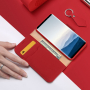Husă flip Dux Ducis Wish, pentru Samsung Galaxy Note 8 - roșu