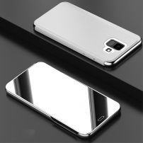 Carcasă metalică tip oglindă pentru Samsung Galaxy A6 (2018) - argintiu