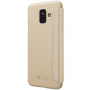 Husă flip Nillkin Sparkle, pentru Samsung Galaxy A6 (2018) - auriu