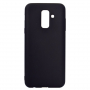 Carcasă din silicon pentru Samsung Galaxy A6 Plus (2018) - negru