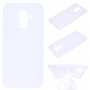 Carcasă din silicon pentru Samsung Galaxy A6 Plus (2018) - alb