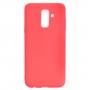 Carcasă din silicon pentru Samsung Galaxy A6 Plus (2018) - roșu