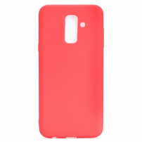 Carcasă din silicon pentru Samsung Galaxy A6 Plus (2018) - roșu