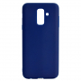 Carcasă din silicon pentru Samsung Galaxy A6 Plus (2018) - albastru închis
