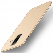 Carcasă Mofi din plastic pentru Samsung Galaxy A6 Plus (2018) - auriu