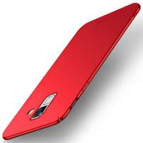 Carcasă Mofi din plastic pentru Samsung Galaxy J6 (2018) - roșu