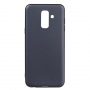 X-Level Carcasă din plastic mat, pentru Samsung Galaxy A6 Plus (2018) - negru