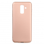 X-Level Carcasă din plastic mat, pentru Samsung Galaxy A6 Plus (2018) - auriu