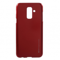 Carcasă Goospery Jelly, din plastic, pentru Samsung Galaxy A6 Plus (2018) - roșu