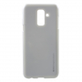 Carcasă Goospery Jelly, din plastic, pentru Samsung Galaxy A6 Plus (2018) - argintiu