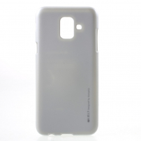 Carcasă Goospery Jelly, din plastic, pentru Samsung Galaxy A6 (2018) - argintiu