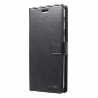 Husă flip Goospery Blue Moon, pentru Samsung Galaxy A6 Plus (2018) - negru