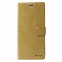 Husă flip Goospery Blue Moon, pentru Samsung Galaxy A6 Plus (2018) - auriu