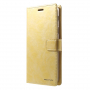 Husă flip Goospery Blue Moon, pentru Samsung Galaxy A6 Plus (2018) - auriu
