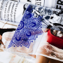 Carcasă din plastic, mandala albastră, pentru Samsung Galaxy Note 9 - transparent