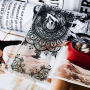 Carcasă din plastic mandala pentru Samsung Galaxy Note 9 - transparent